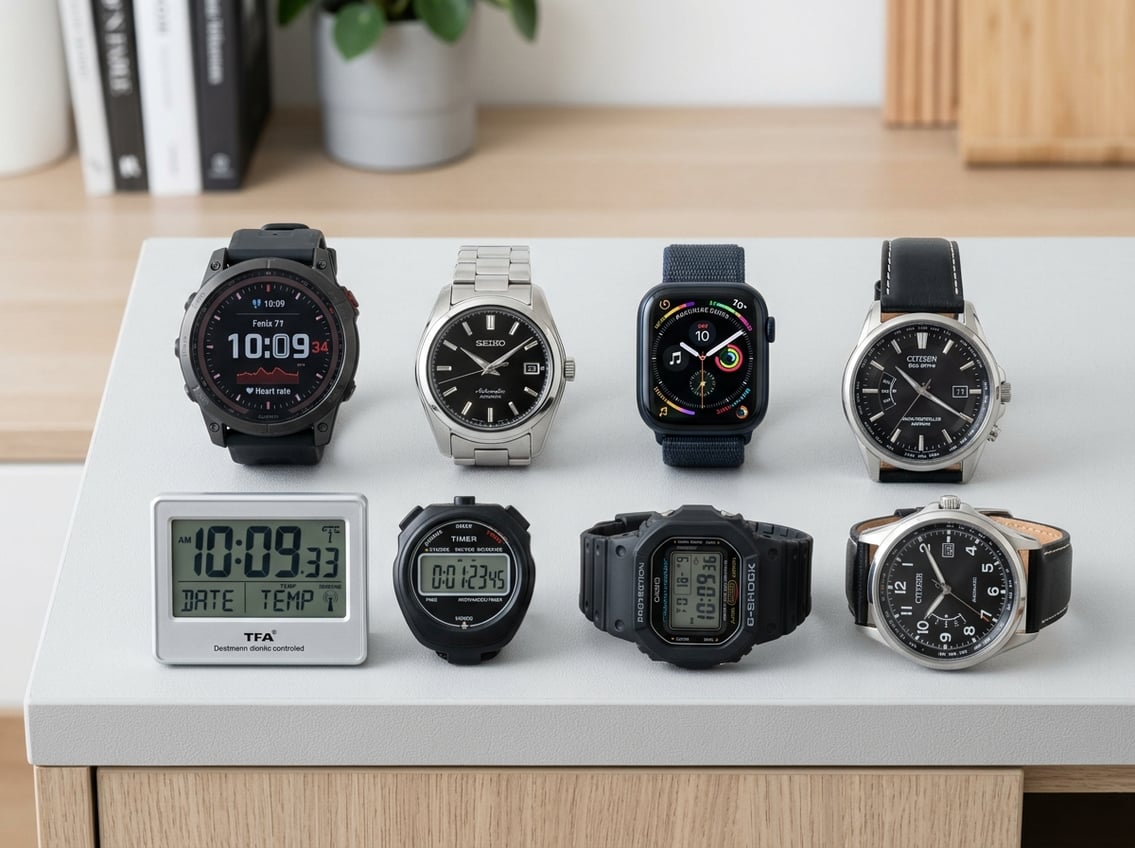 Guide til ure og gadgets der viser tiden præcist